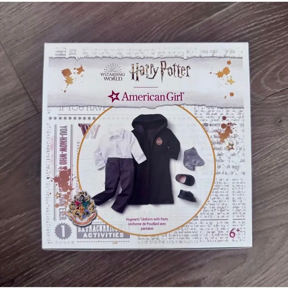 American Girl Hogwarts Harry Potter Slytherin Bundle Quidditch Uniform